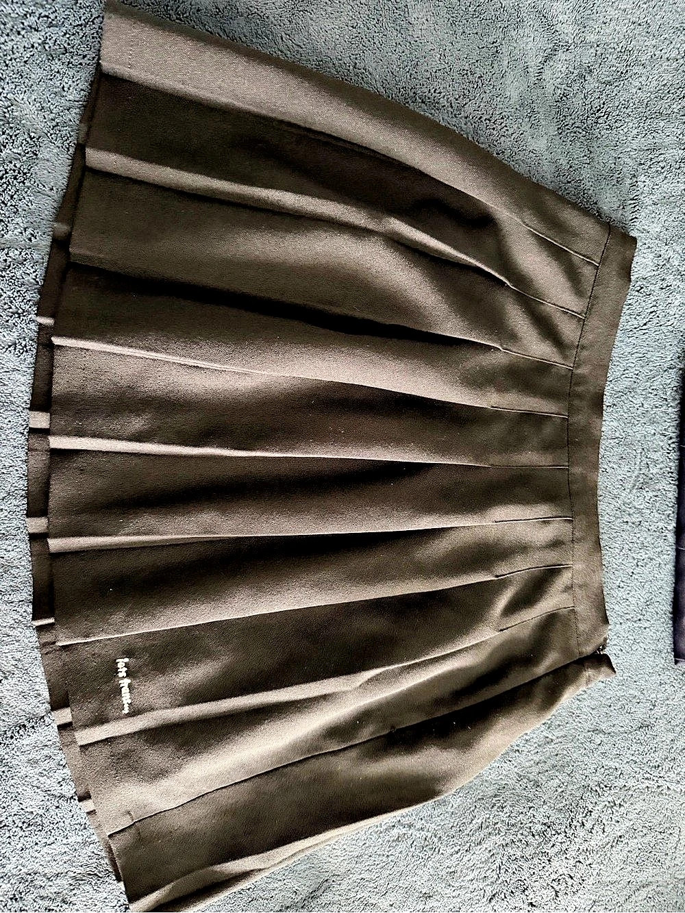 Jets by Jessika Allen Pleated Mini Skirt in Black Size Small Like New